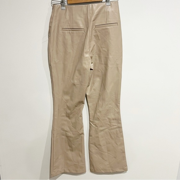 Abercrombie & Fitch Curve Love Vegan Leather Slim Flare Pant - Picture 8 of 11